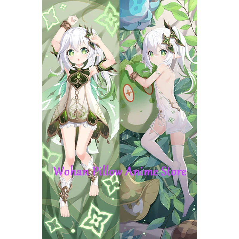 Подушка Dakimakura наволочка нахида двусторонняя с принтом в натуральную величину