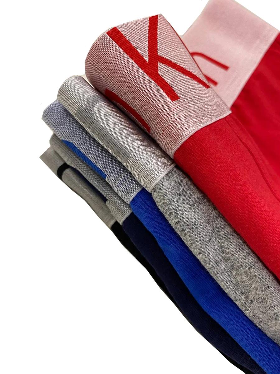 Трусы мужские СК набор 5 шт в коробке боксеры хлопковые трусы-шорты с надписью