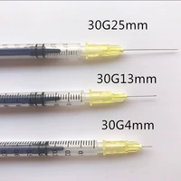 disposable mesotherapy needles syringe 30g4mm 32g4mm 6mm 13mm injection painless sterile free shipping