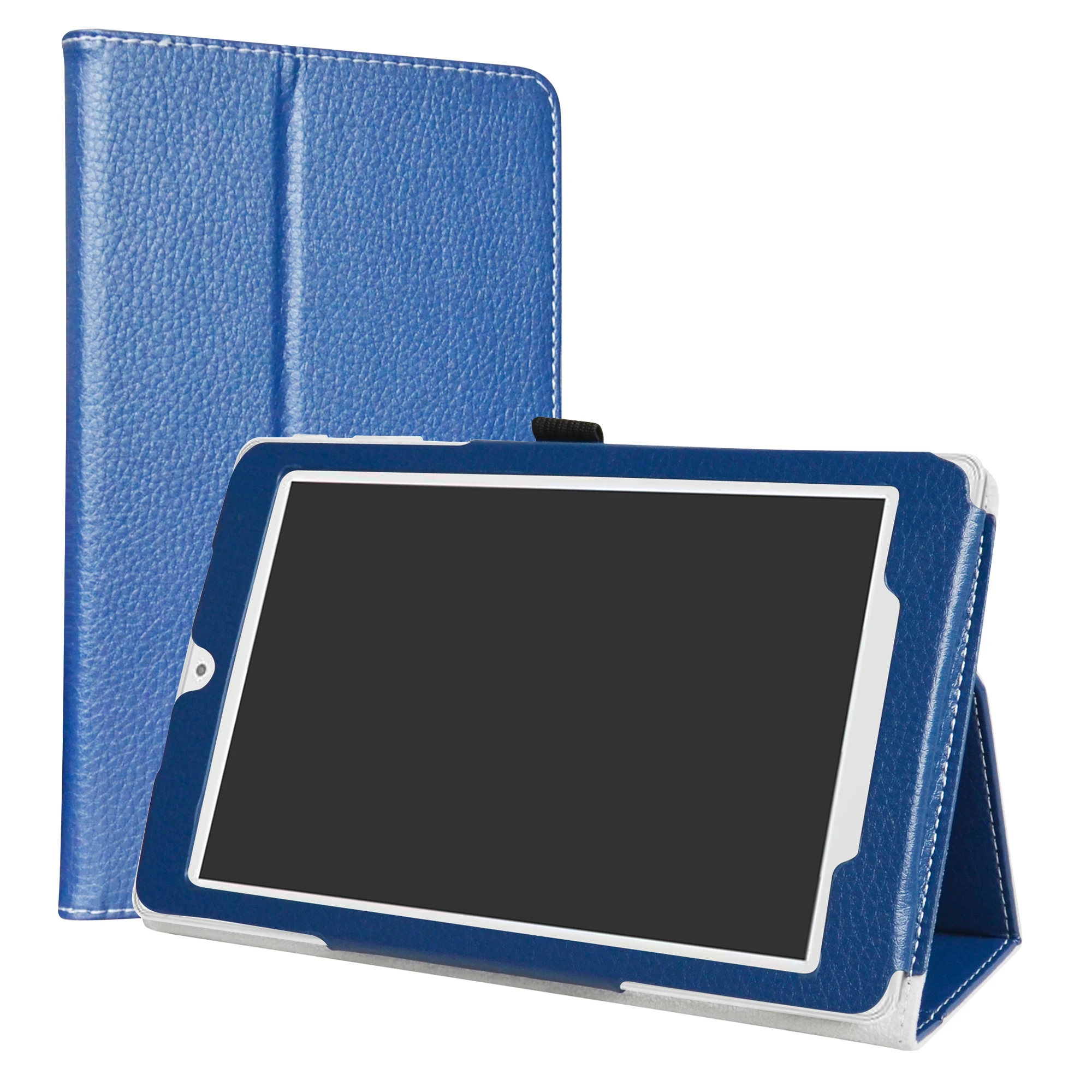 Case For 8" Alcatel OneTouch Pixi 3 8 3G  Tablet Folding Stand PU Leather Cover with Magnetic Closure