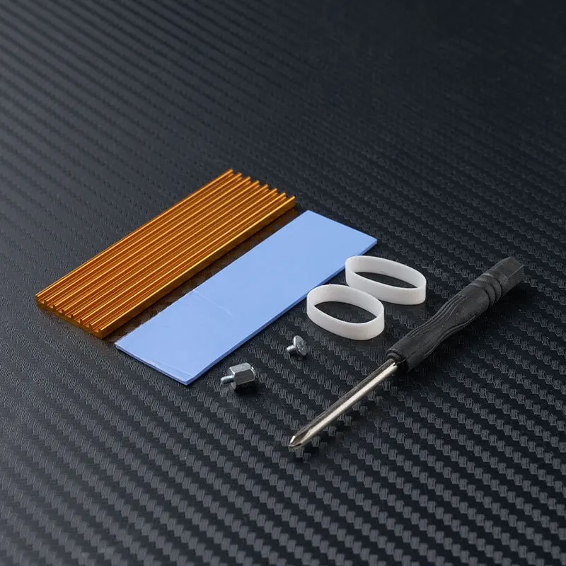 

Cooling Heatsink for M.2 SSD SATA NVMe NGFF 2280 Drive 70*22*6mm Heat sink