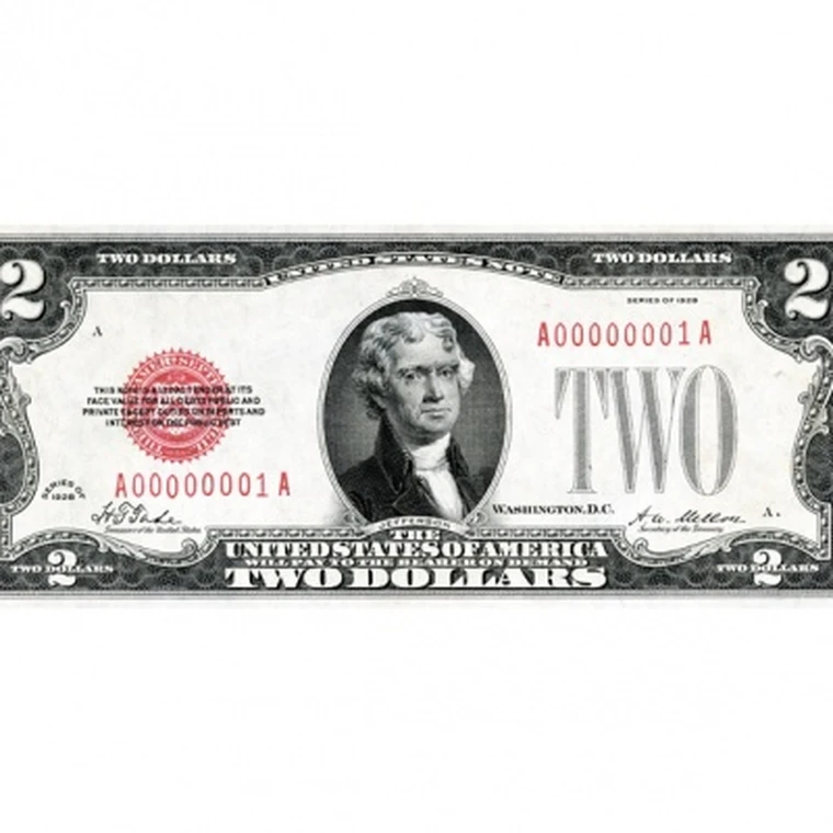 Банкнота США 2 доллара 1928 года копия арт. 19-8760 |