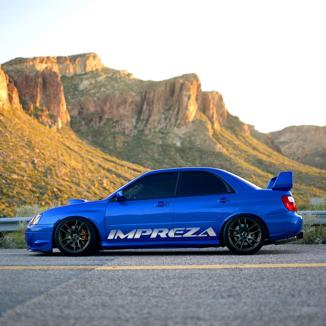 Комплект наклеек на SUBARU IMPREZA наклейка борта виниловые наклейки для СУБАРУ