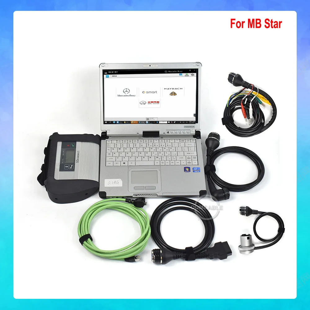 

Диагностический сканер SD для BENZ XENTRY DAF EPC, диагностический инструмент для авто и грузовиков, звездная Диагностика C4