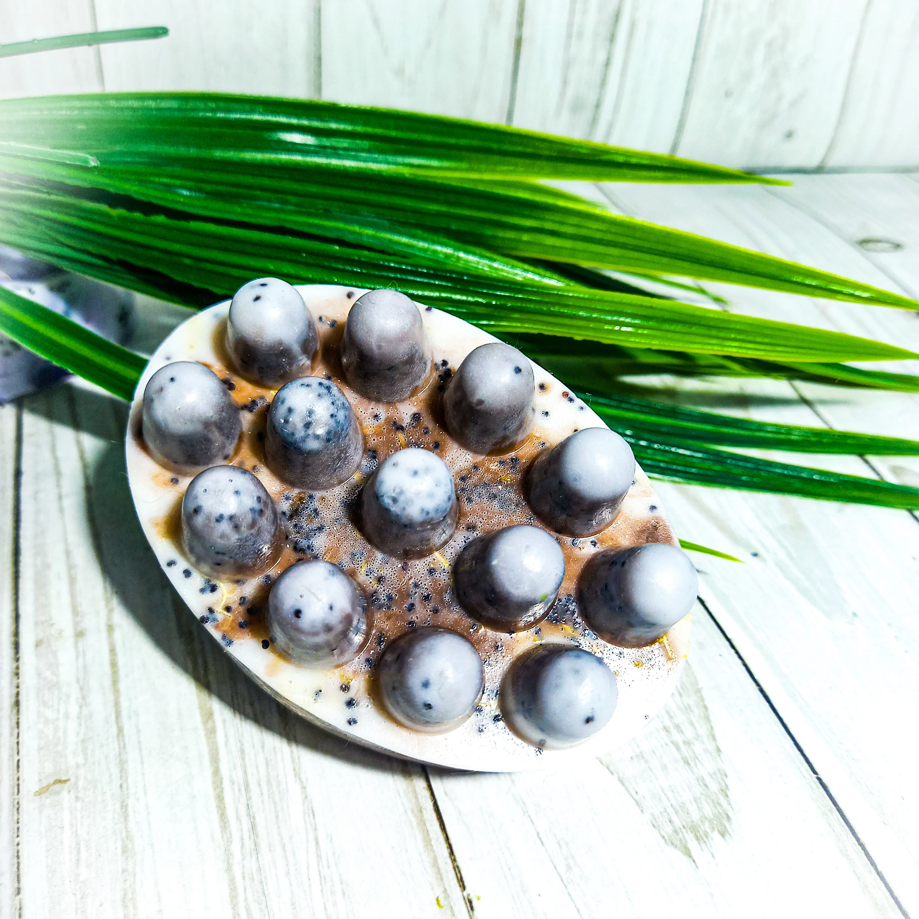 Мыло ручной работы мыло с люфой для душа скраб тела. |