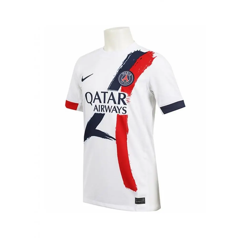 Выездная футболка Nike Junior Paris Saint Germain на стадионе Псж с коротким рукавом 2024 25