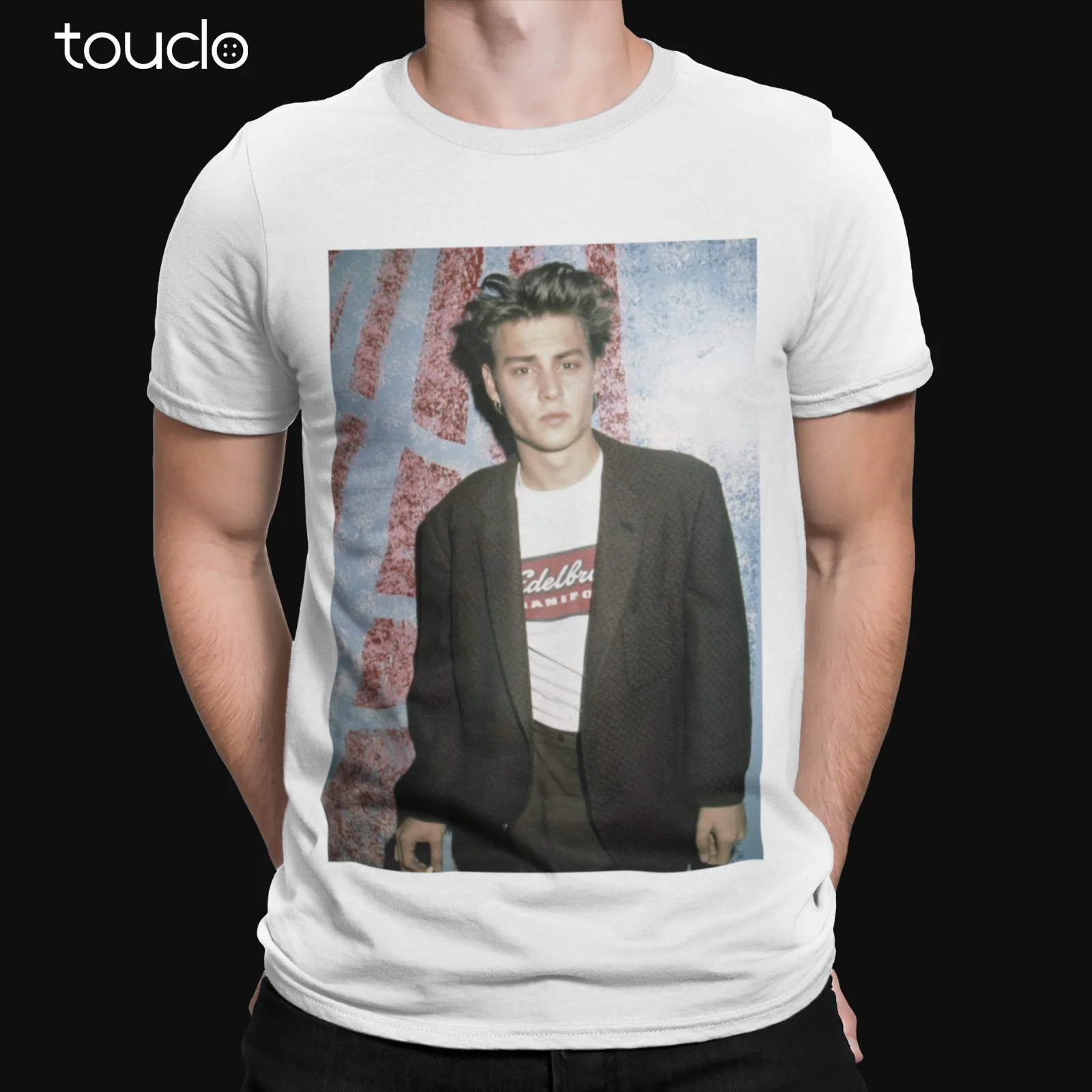 

Young Johnny Depp T-Shirt - Cool 80s 90s Film Original Retro Funny Action TV Tee