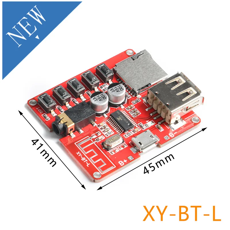 Модуль приемника аудио DIY совместимый с Bluetooth 4.1/ 5.0 MP3 без потерь декодер усилитель XH-A252 XY-BT-Mini XY-BT-L on.
