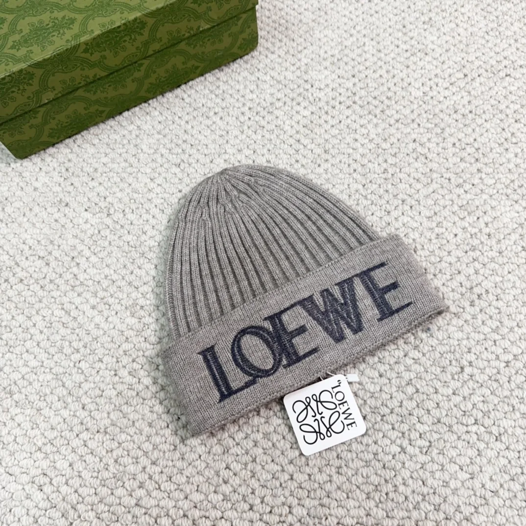 копия 1: 1 Loewe Зимняя Защита Ушей Мягкая Теплая И Морозостойкая Вязаная Модная