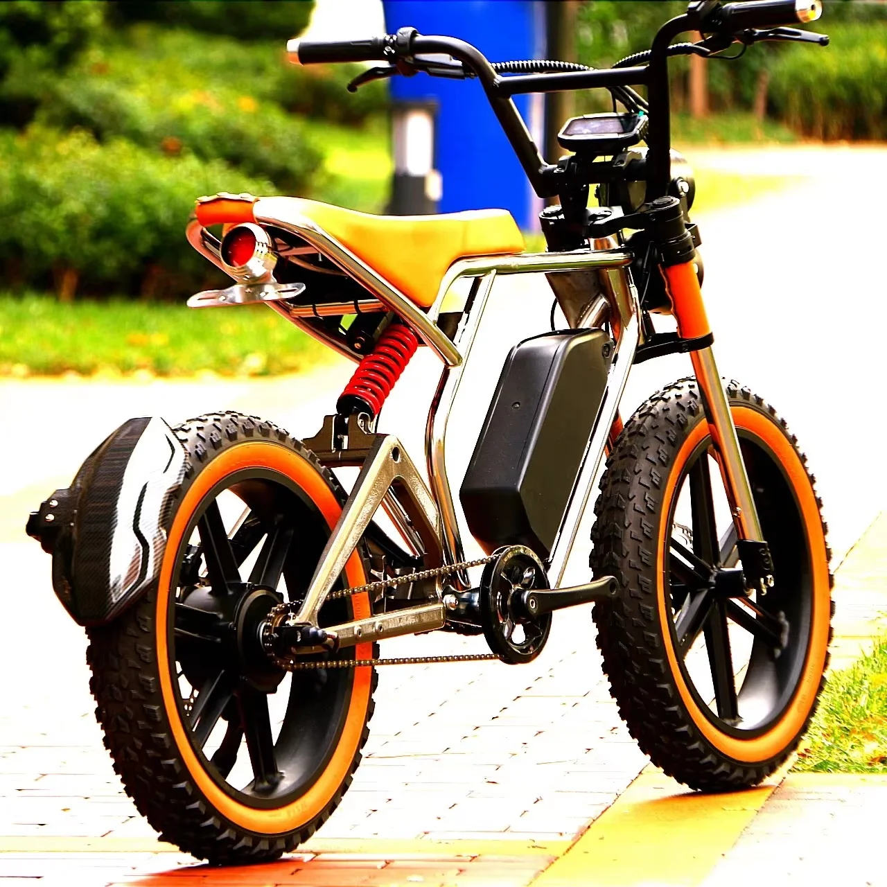 2025 Новый дизайн E Bike Fat 20*4 Urban Commute Ebike Cro-Moly Стальная рама Электрический горный велосипед класса 3, новая рама Ebike Commuter (art.: 3920cf495c298) - 3920cf495c298