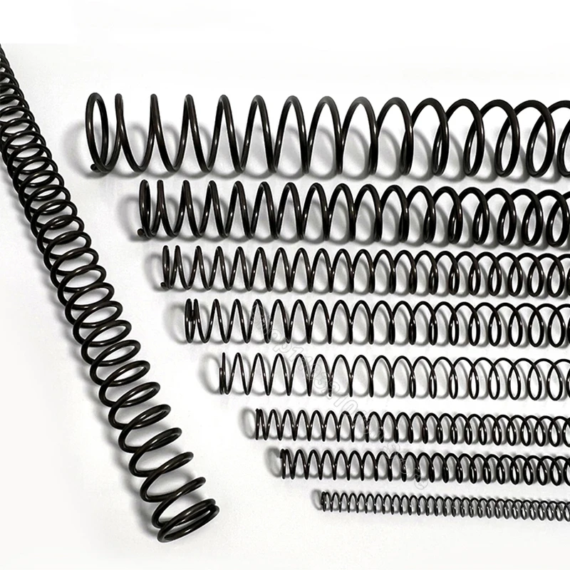 Черная стальная пружина давления длина 305 мм
