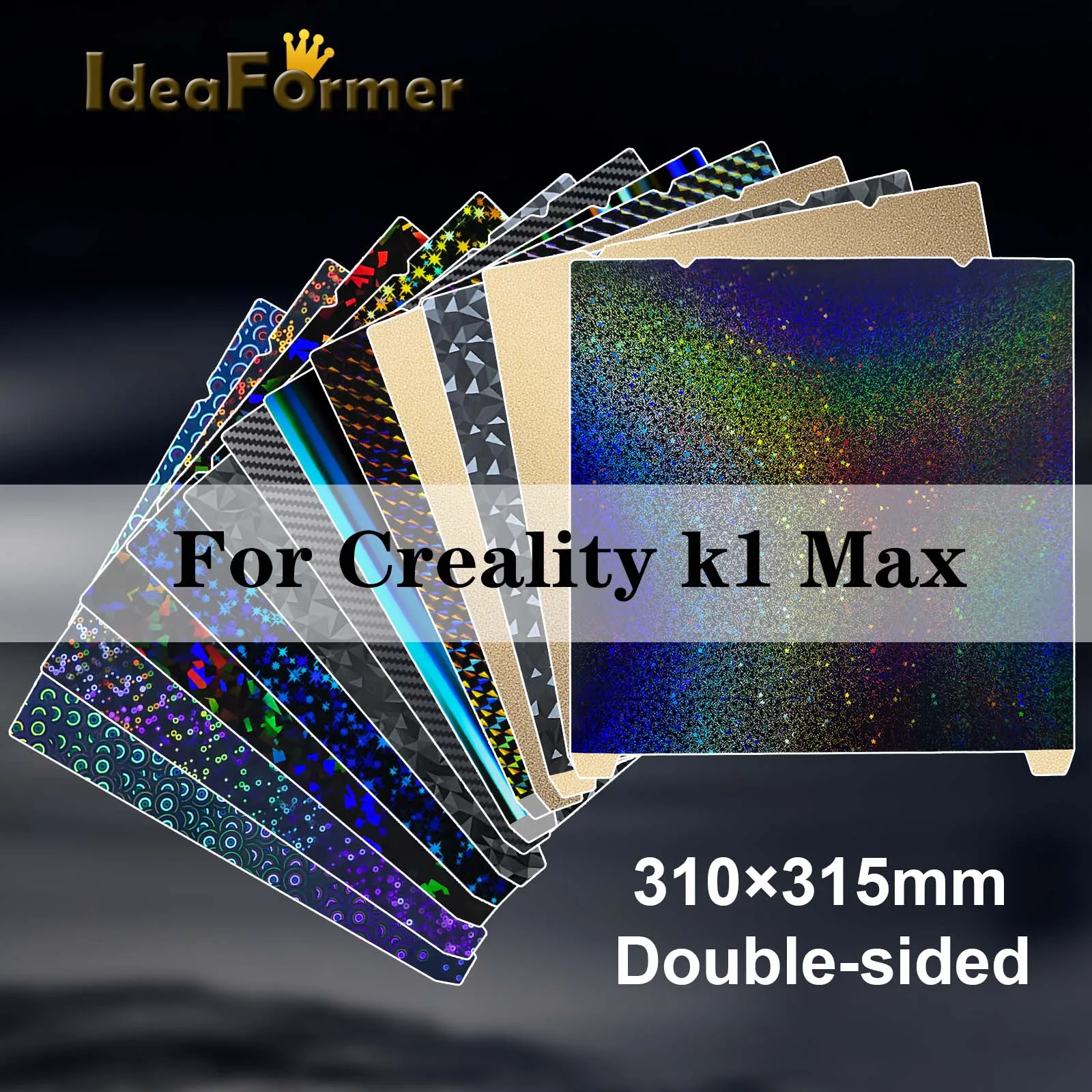 Для K1 Max PEO PET PEY Сборная пластина без или с мягкой магнитной пружинной стальной