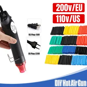 Mini pistolet thermique à Air chaud, bricolage, sèche-cheveux pneumatique,  élément chauffant, outils électriques électriques