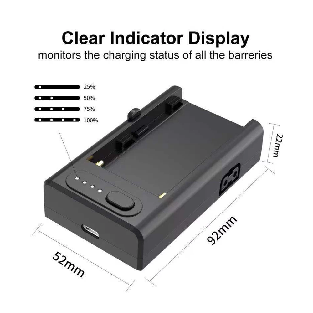 Зарядное устройство NP-F с входом PD типа C 21 Вт выходы USB/D-tap/ Type-C
