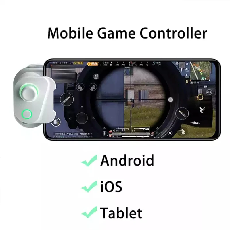 

For Pubg LOL CF Genshin Impact Gamepad Mobile Game Controller For iPhone iPad IOS / Android Gaming Joystick Grip Rocker GameBoy
