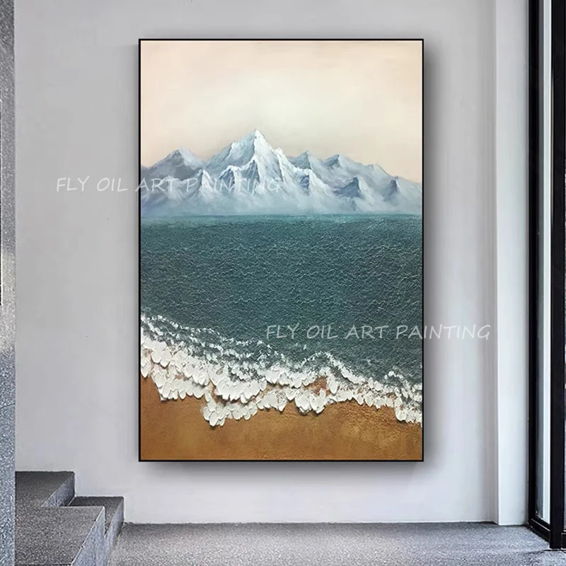 Картина маслом на холсте без рамки большой размер 100% |