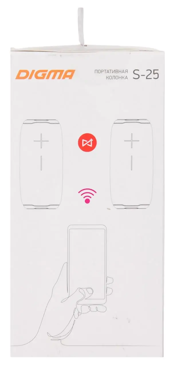 Колонка порт. Digma S-25 серый 10W 1.0 BT/3.5Jack/USB 2400mAh (SP2510G) |