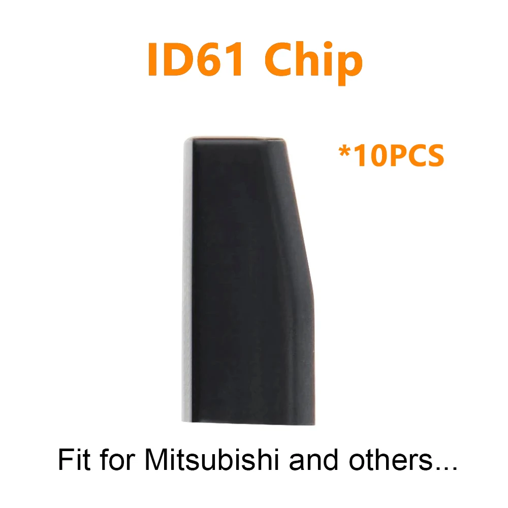 10pcs Blank T19 ID61 4D61 Carbon Chip Car Key Transponder Chips Keyless for Mitsubishi Lancer OutlanderL200 Shogun Pajero Monter