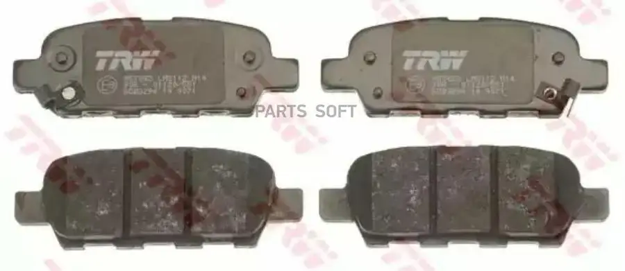 TRW GDB3294 Колодки задние INFINITI EX, FX, G, M, NISSAN QASHQAI, MURANO (Z50, Z51) GDB3294  1шт