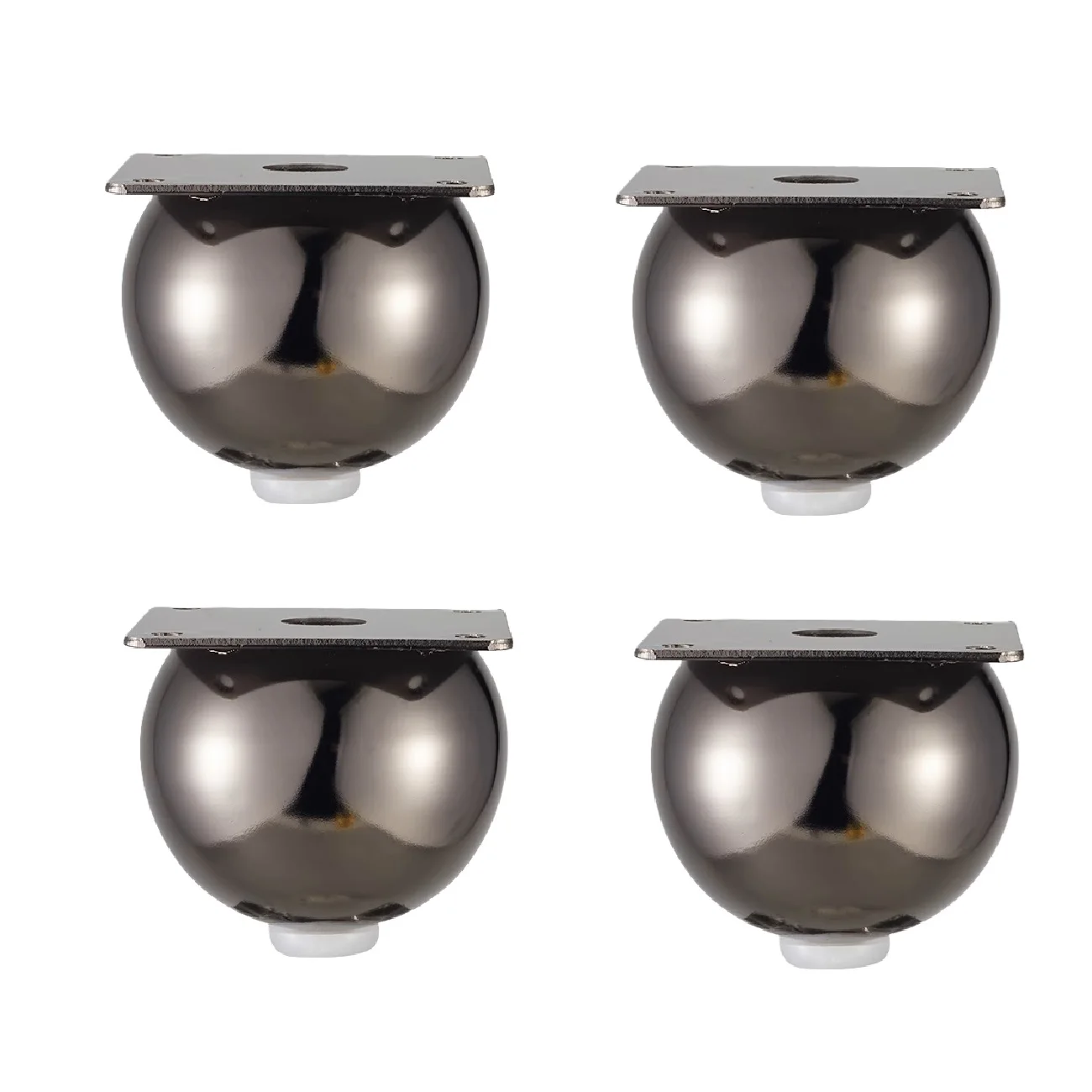 

4 шт., стальной шарик, мебельная ножка для дивана-кровати, шкафа, кафе-бара, столика