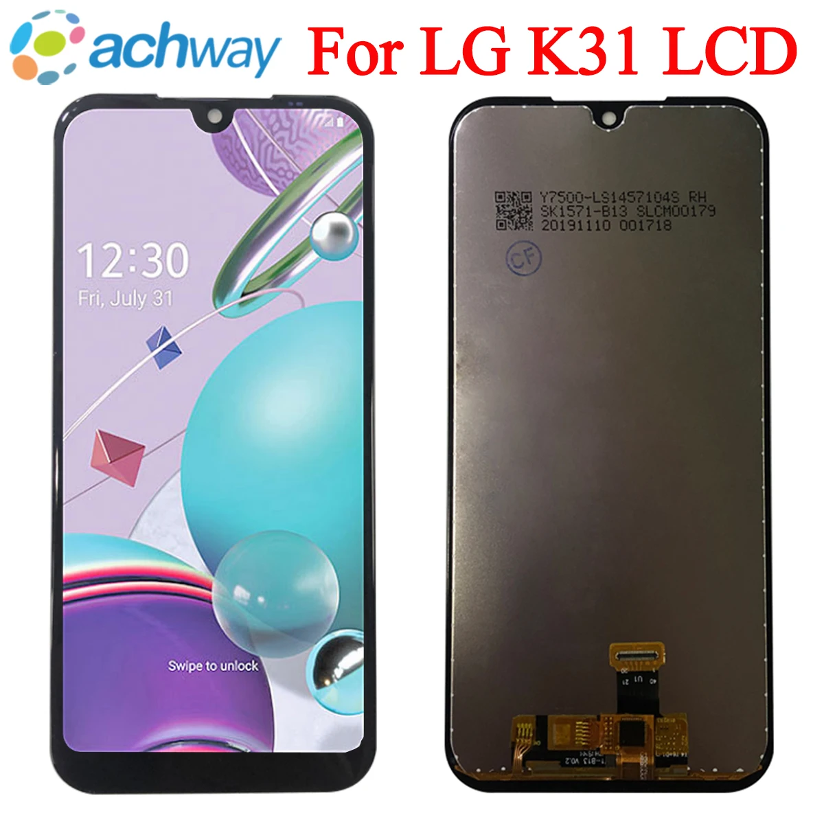 Протестированный Новый ЖК-дисплей для LG K31 LCD K300, детали для замены ЖК-дисплея LG K300