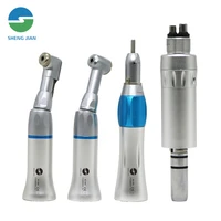 sj dent external way spray dental slow low speed handpiece set 2hole b2 4holes m4 air motor push button key kit dentist turbine