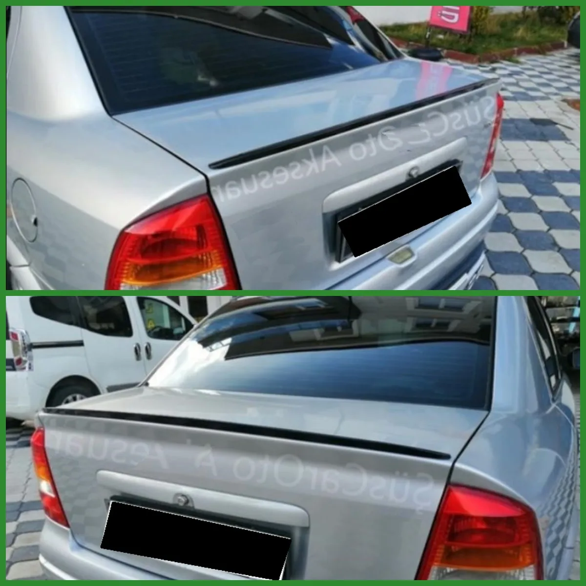 

For Opel Astra G Car Spoiler Perforated Top Center Wing Trunk Spoiler Top Wing Trunk Decoration Fixed Wind Wing Fully suitable
