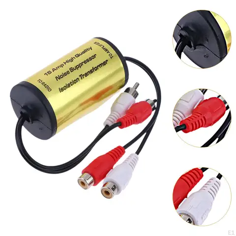 Изолятор контура заземления RCA Audio Noise Filter заменяет профессиональный подавитель для радио
