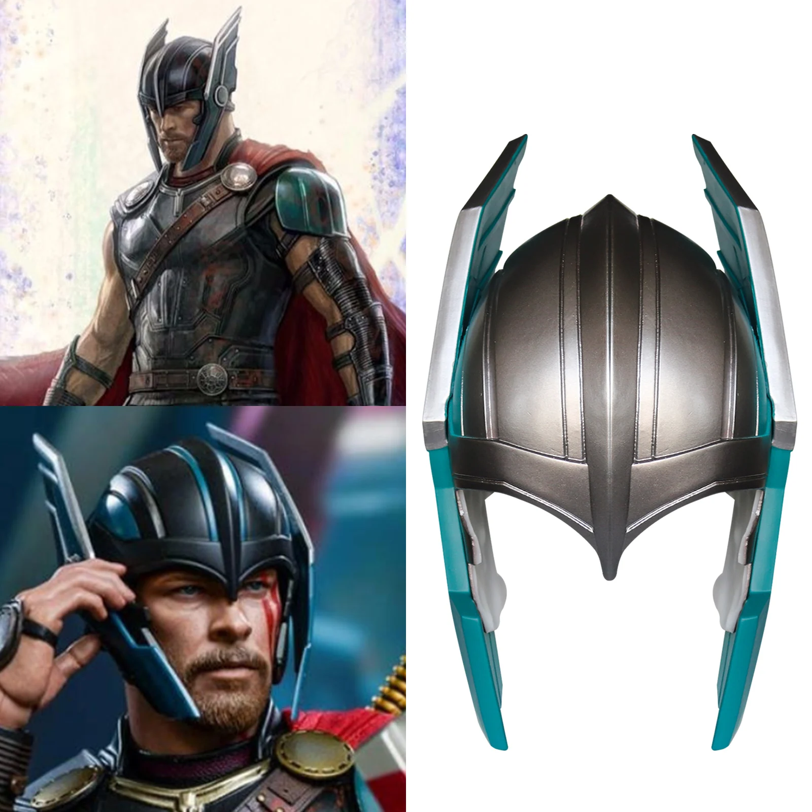 Anime Movie Thor Ragnarok Cosplay Helmet High Quality PVC Full Head Face Mask Cosplay Props Halloween Party Accessories