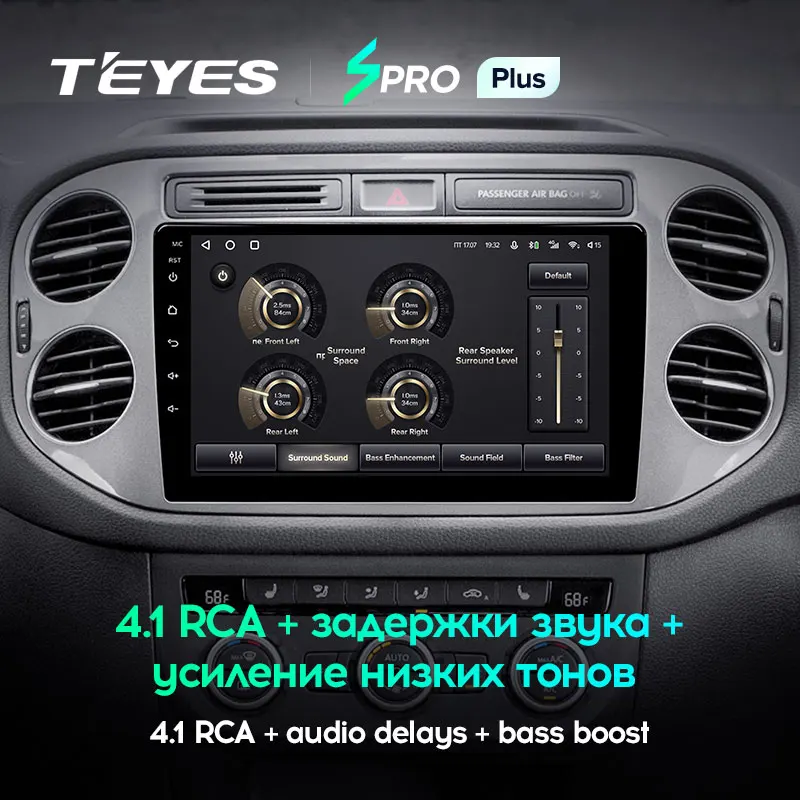 TEYES Тиайс SPRO Plus Штатная магнитола For Фольксваген Тигуан 1 Volkswagen Tiguan NF 2006 - 2016 до - Фото №1