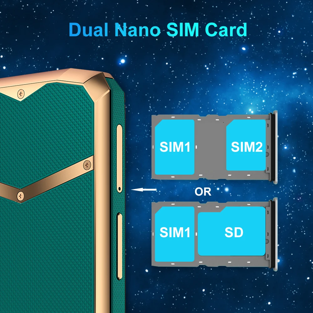 Cubot Pocket Android Mini Smartphone, NFC Support, 4 GB RAM, 64 GB ROM, 128 GB Extended, 4'' Mini Phone,16MP Camera, Dual SIM