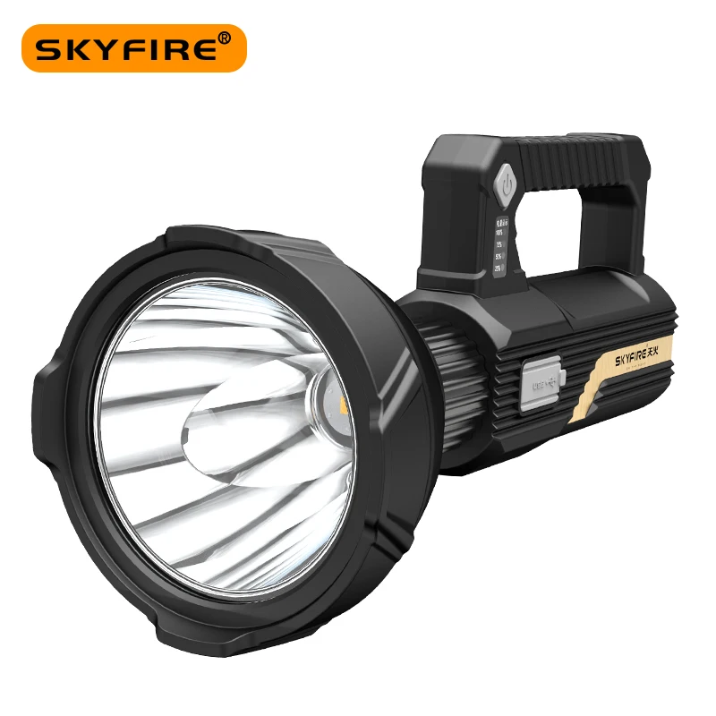 

SKYFIRE 2022 Handheld Flashlight USB Type-c Rechargeable Outdoor COB LED Light For Fishing Camping SF-4SF-STD-K353