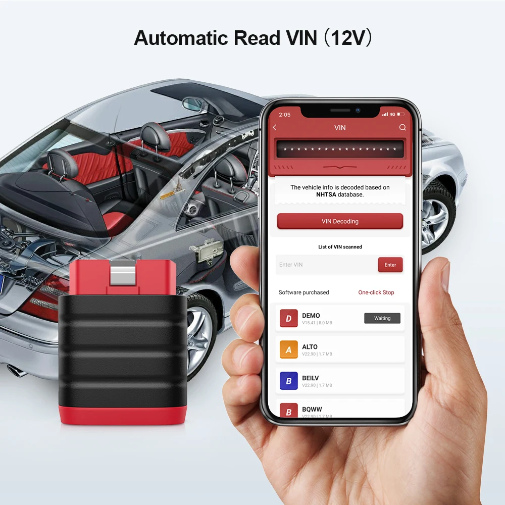 Thinkcar ThinkDiag Mini OBD2 Bluetooth-сканер все системы считыватель кодов сканирование DPF SAS EPB