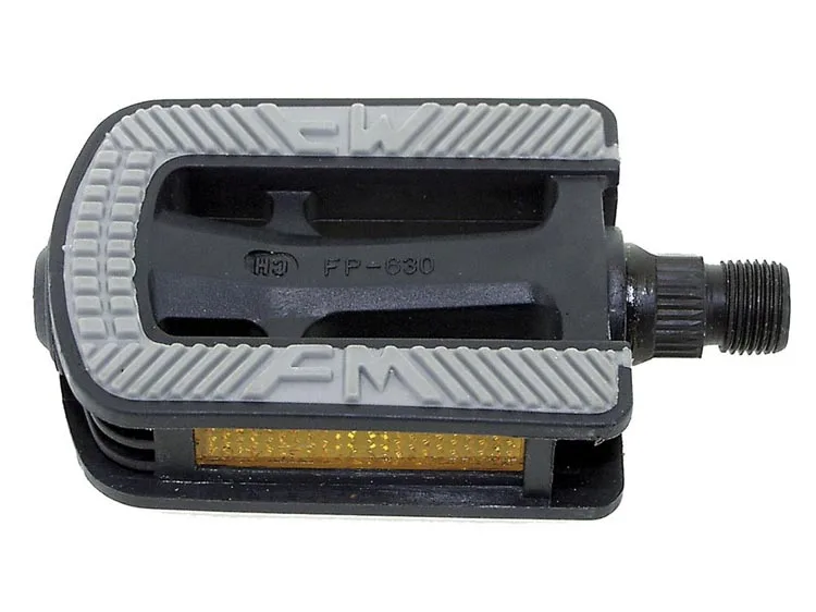 Pedal MTB plastic with rubber coating 12 -20 axis 9/16 | Bicycle