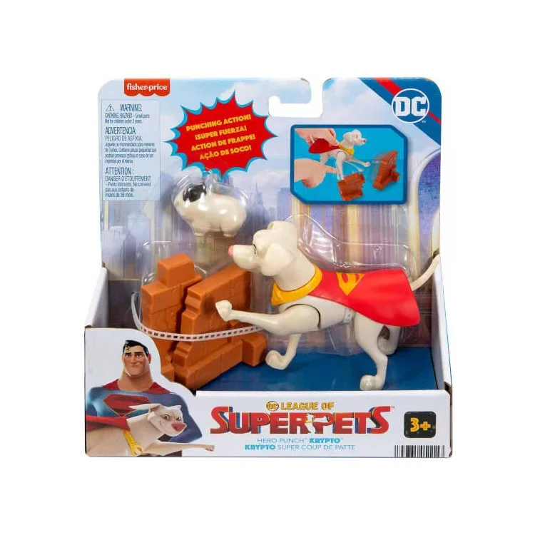 Fisher-Price - Фишер Прайс Imaginext Dc League Of Super Pets Фигурки HGL08 Крипто
