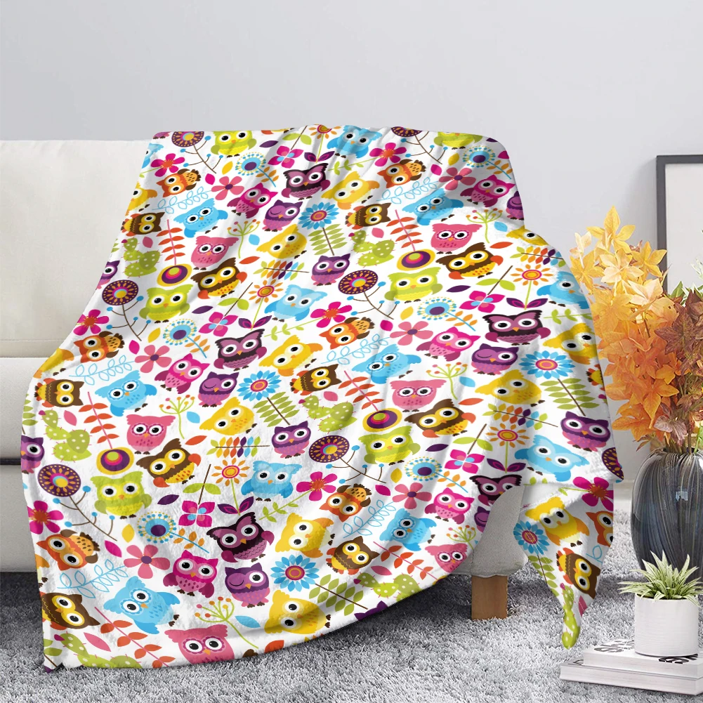 

Одеяло с рисунком родной совы, супермягкое тонкое одеяло с 3D принтом, домашний текстиль, одеяло для отдыха, путешествий, пикника, походов, по...