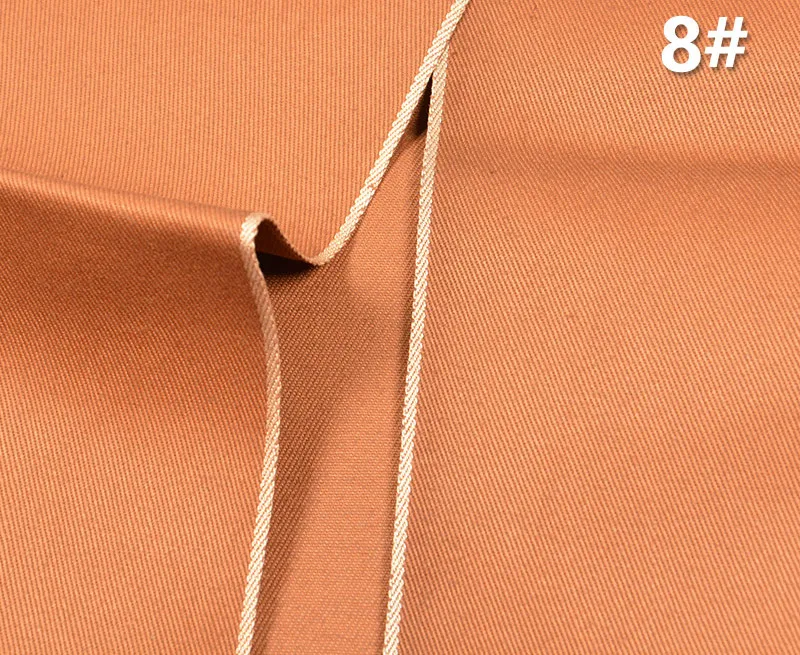 10Oz Yellowish Brown For Levis  Jean Shorts Material Multi-Color Selvedge Gray Denim Jacket Fabric Casual Clothes Cloth W183615