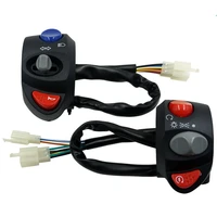 motorcycle 78 22mm handlebar control switch horn turn signal headlight electrical start switch push button switch durable