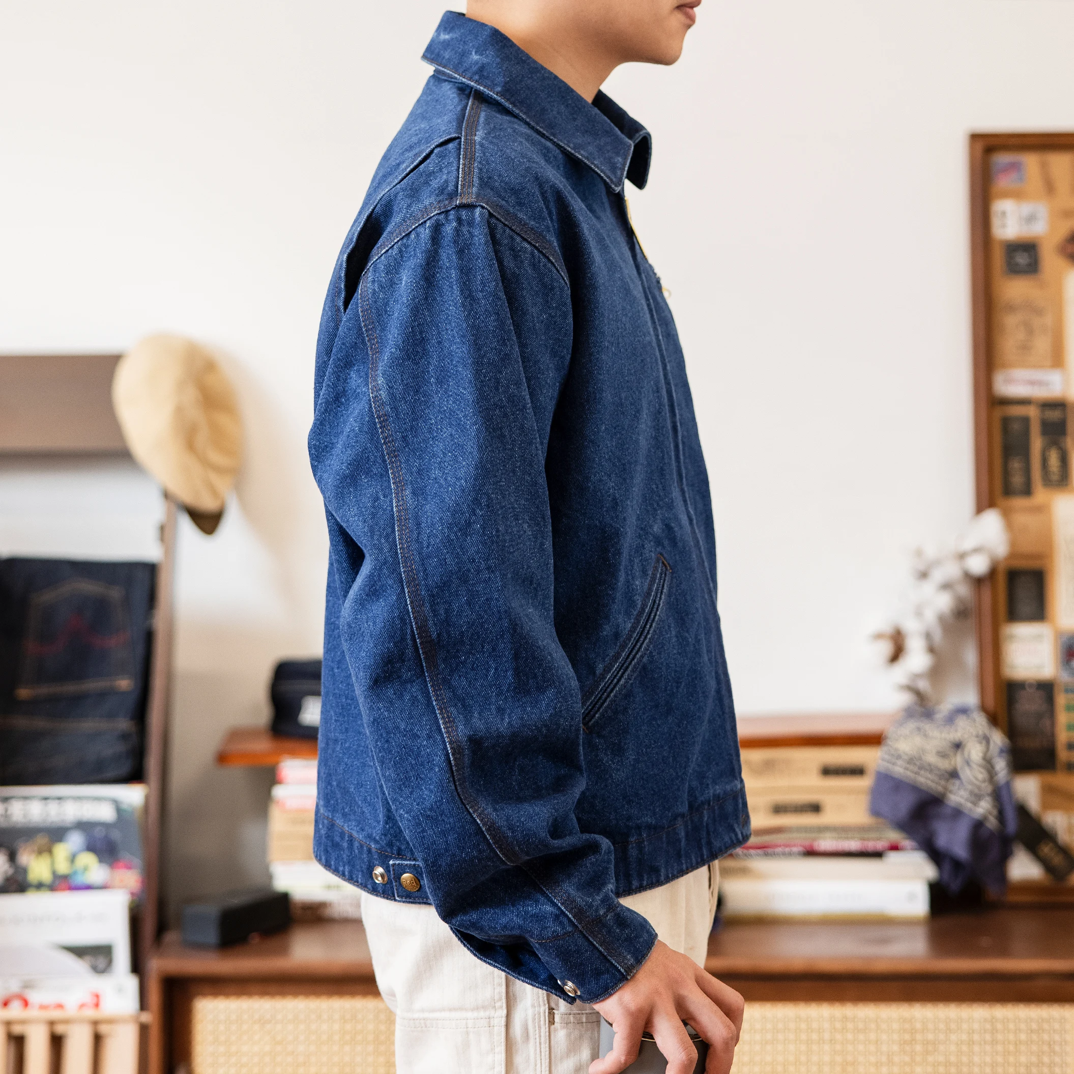 Женская хлопковая парусиновая куртка большие размеры