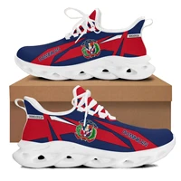 latest dominican flag design fashion tenis sneakers for men male lightweight outdoor walking shoe casual footwear zapatos hombre