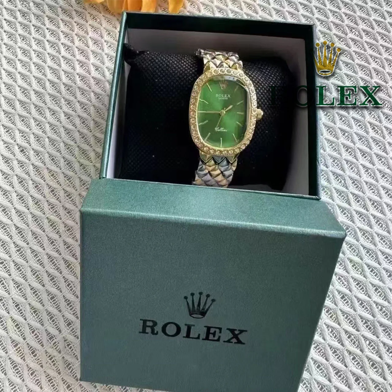 Часы в стиле Rolex мужские часы на рабочем месте мода светящиеся простые