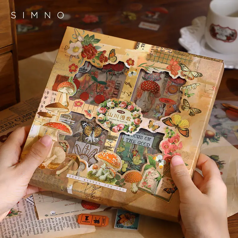 

100 шт., декоративные наклейки для скрапбукинга