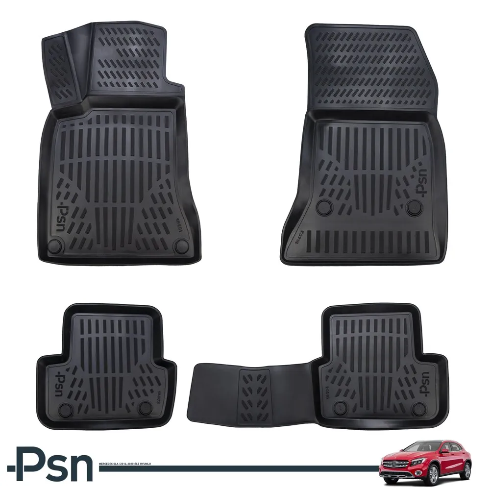 

3D Pool Car Mats for Mercedes GLA Between 2014 2020 Auto Interior Carpet Protector Accessories Rubber Luxury Floor Non Slip PSN