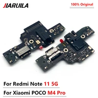 100 original for xiaomi poco m4 pro usb dock charger charging port connector flex cable for redmi note 11 5g centro de carga