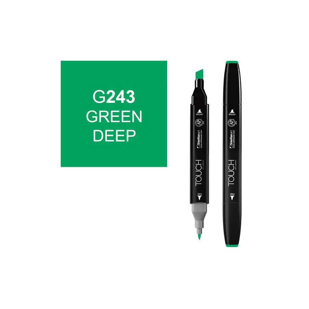 Touch Маркер Twin 243 глубокий зеленый G243 SH-1110243 |