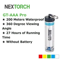 nextorch gt aaa pro diving flashlight 200m depth scuba diving emergency flashlights white red yellow green blue without battery