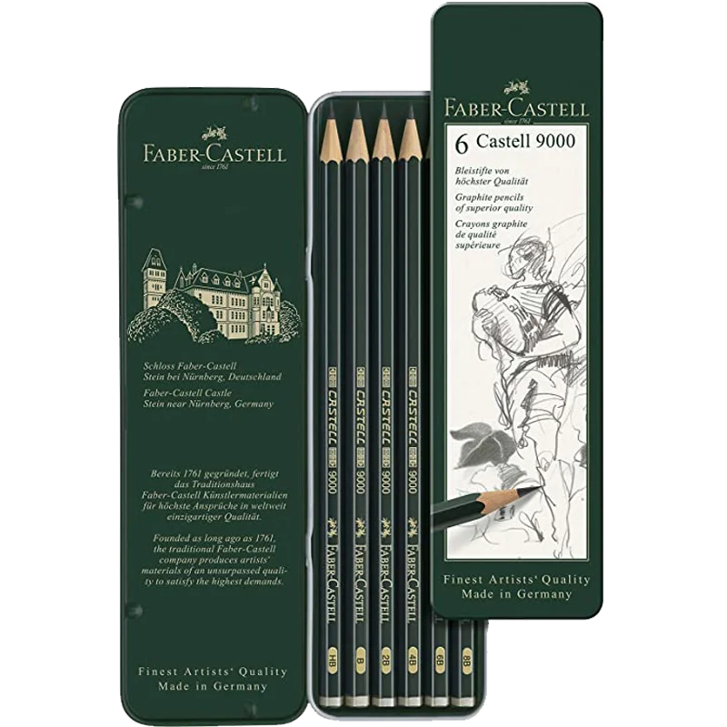 

Faber-Castell - Castell 9000 Art Set Pencil (Pack of 6)