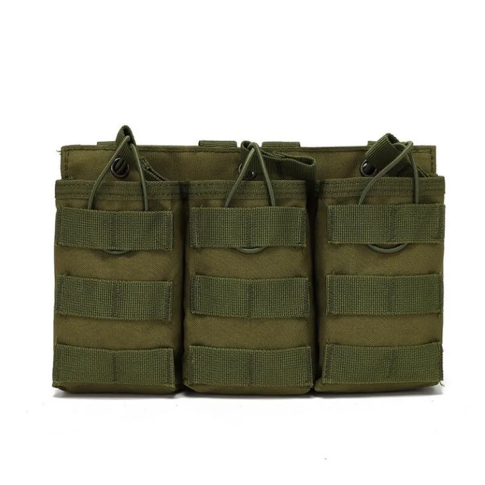 

Nylon / Triple Magazine Pouch Tactical Military Pouch Molle Paintball Airsoft Magazine Pouch Hunting Outdoor Bags