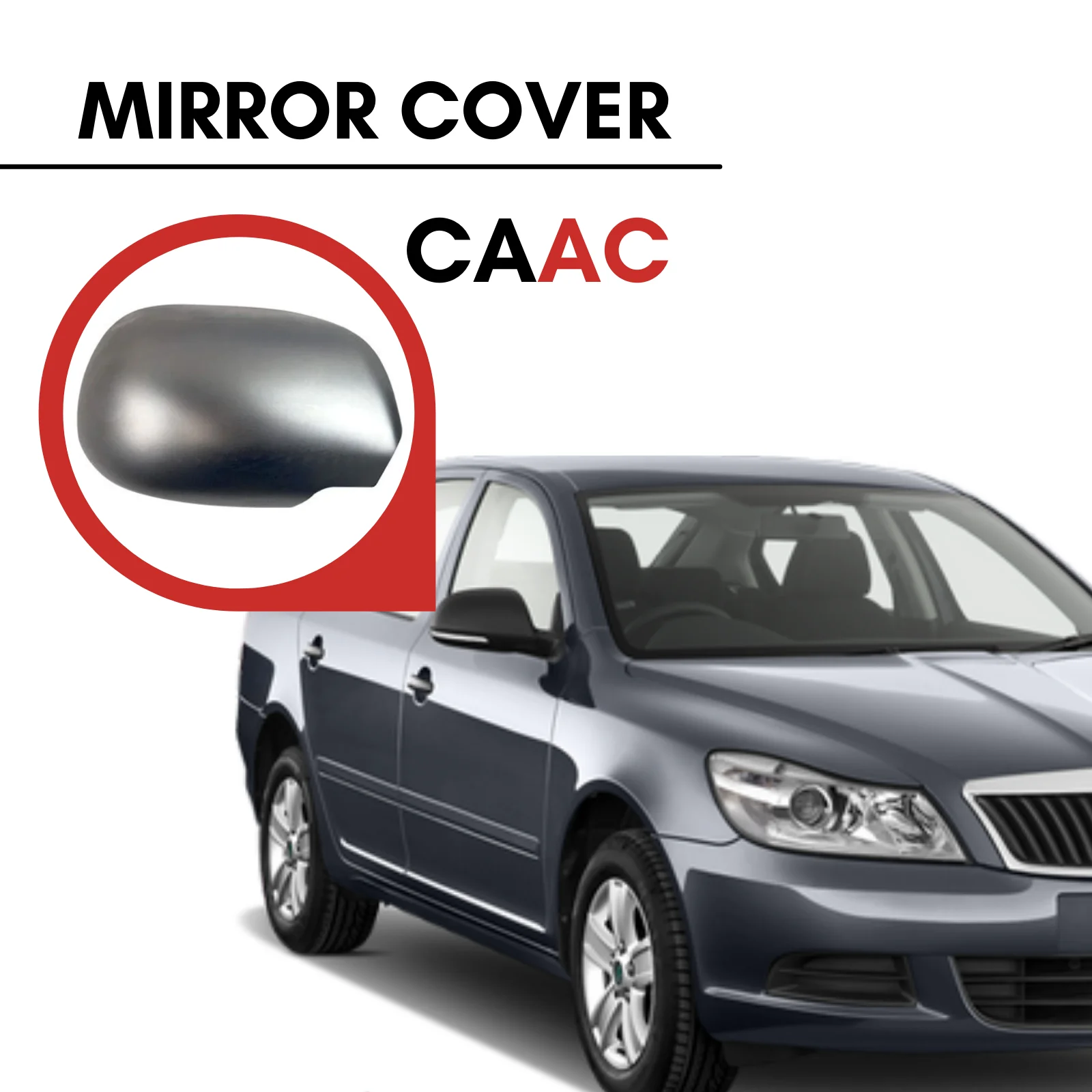 

FOR SKODA OCTAVIA 2 A6 2009-2013 2 PCS CHROME SIDE MIRROR COVER STAINLESS STEEL PROTECTION ACCESSORY MODEL NEW SEASON PROTECTION DURABLE