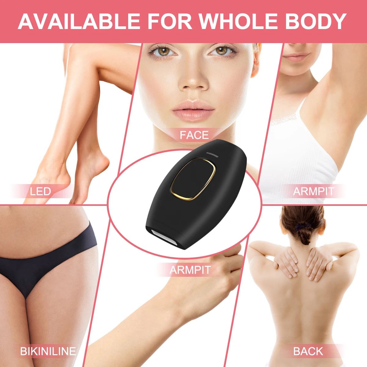 Handset Epilator Factory Price Painless Permanent Laser IPL Hair Removal Machine For Home Use enlarge
